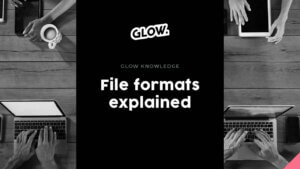 File formats explained for print and web