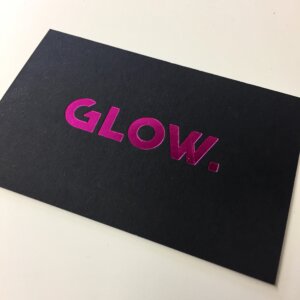 Glow Card Print