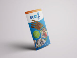 Scarf Charity Logo Rebrand Leaflet