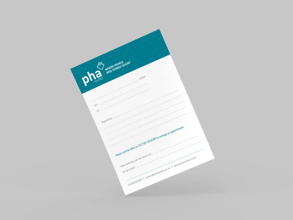 PHA Homes Stationery Update