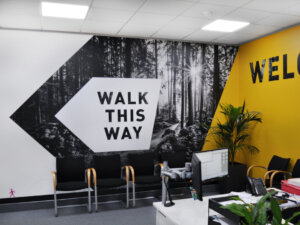 STR Group | Recruitment | Large Format | Office Styling | Wall Graphics