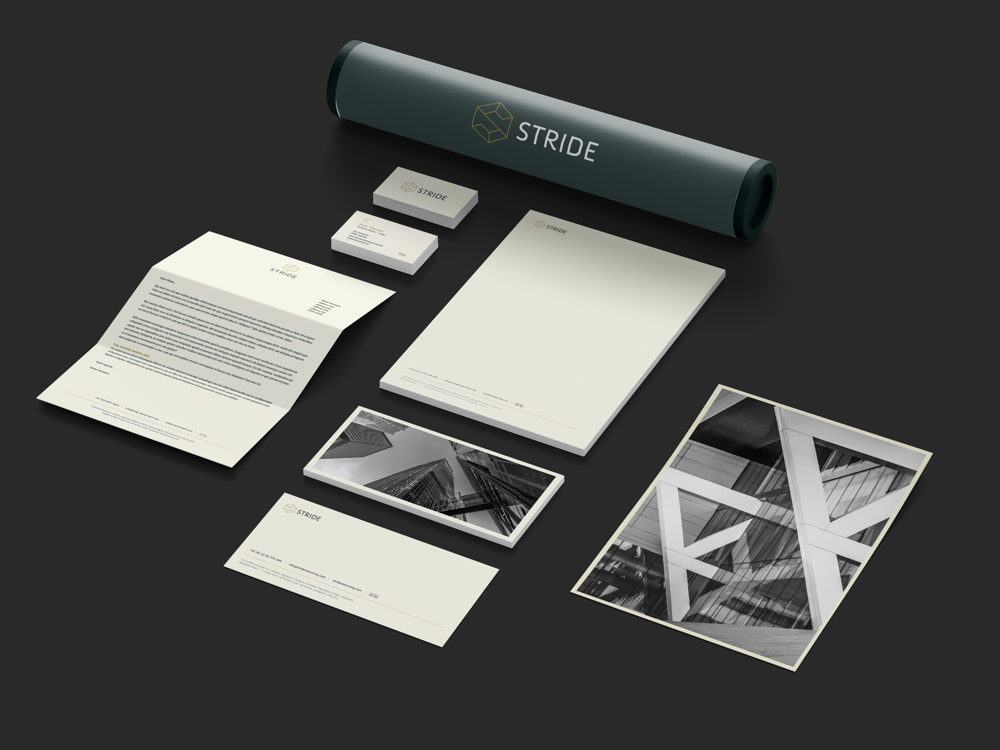 Stride | Branding Design | Logo Design | Brand | Recruitment | Stationery