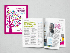 PHA Annual Report | branding agency hampshire