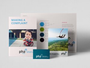 PHA Homes Branding Logo Design Brochure Leaflets Brand Guidelines