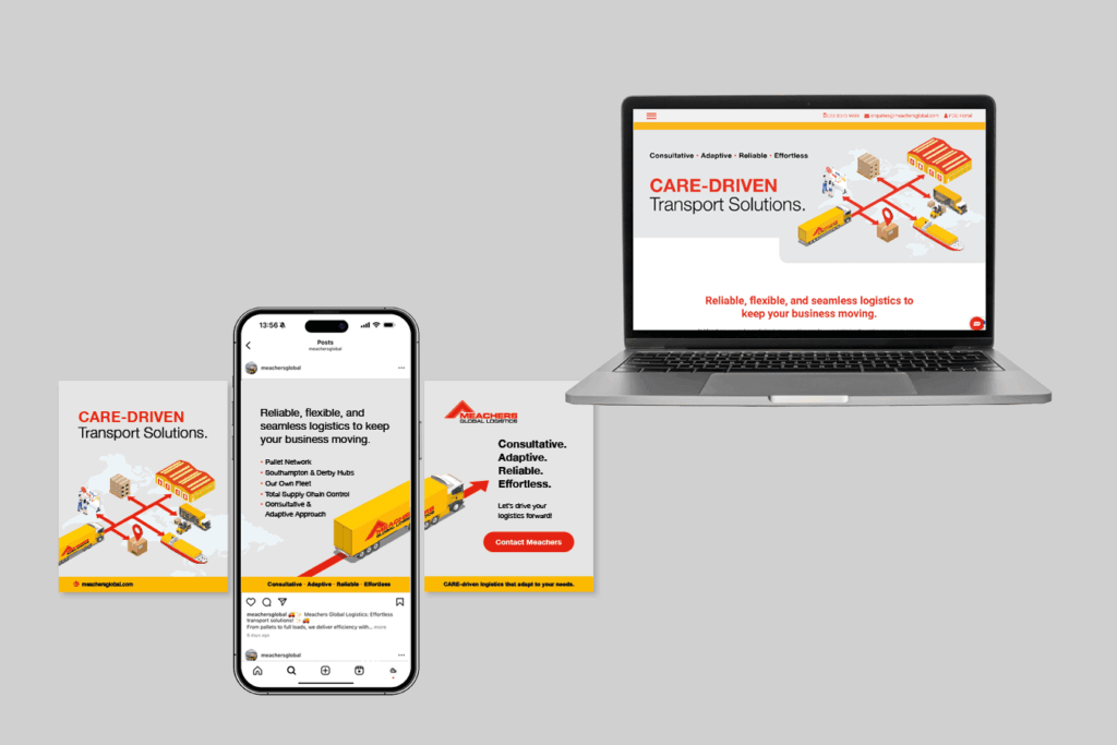 Meachers Campaign - Landing Page and Social Carousel