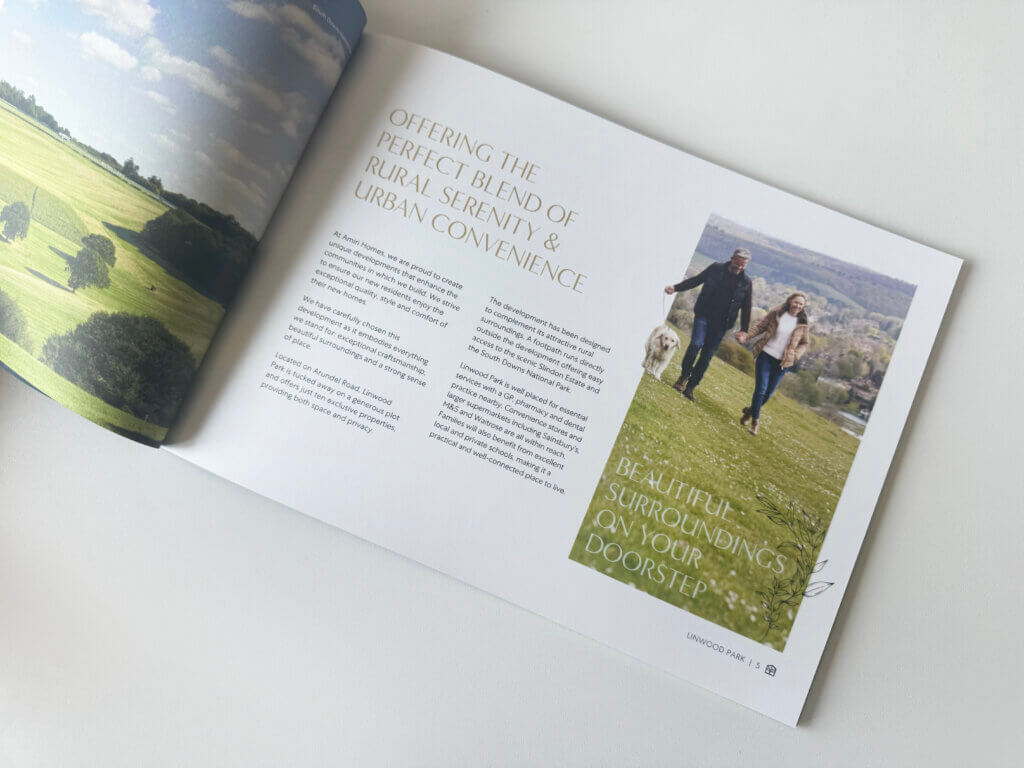 brochure design for new home developments