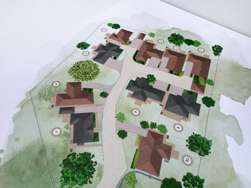Linwood Park, Fontwell site map
