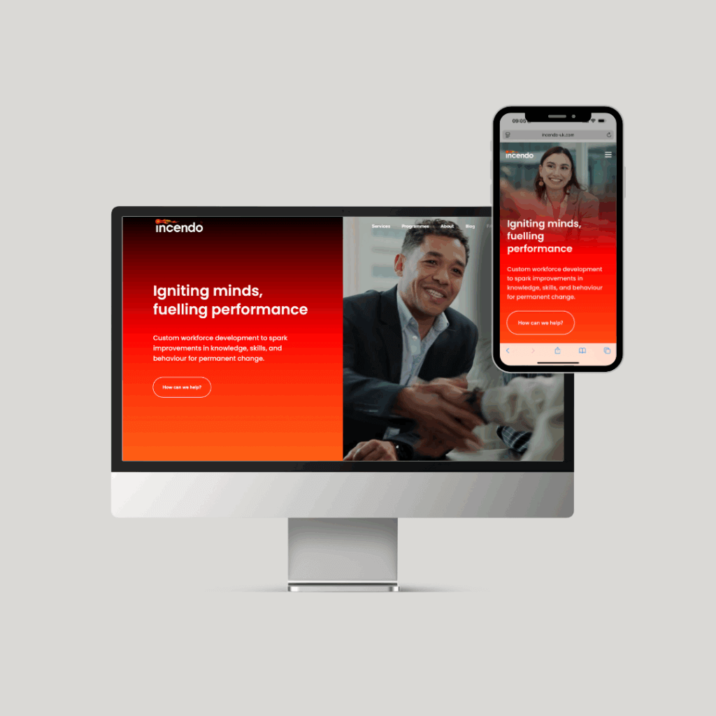 Incendo Website Design - Custom workforce development