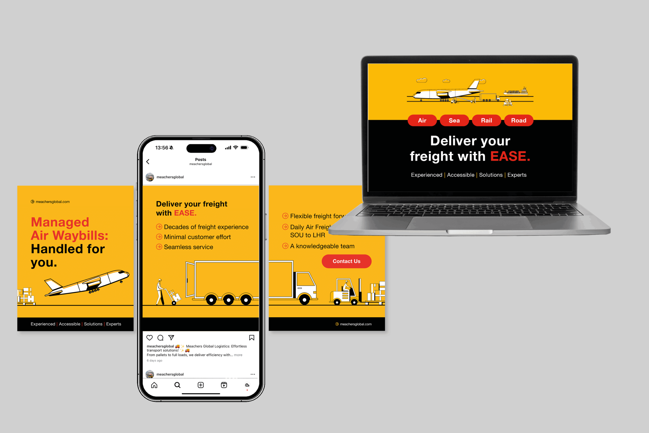 Freight Forwarding with Ease – a Clear and Confident Freight Campaig
