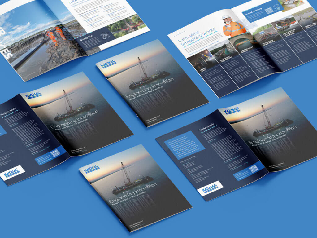 Brand consistency in action for Kaymac Marine & Civil Engineering