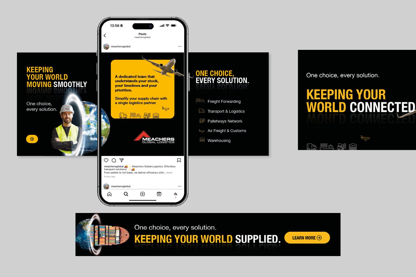 full-service logistics partner: Meachers' "One Choice" Campaign