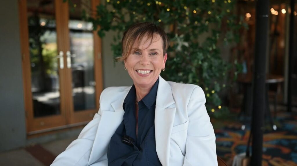 Lisa Lavis, Glow MD and Business South Non-Exec Director, celebrating Business South's 20th anniversary